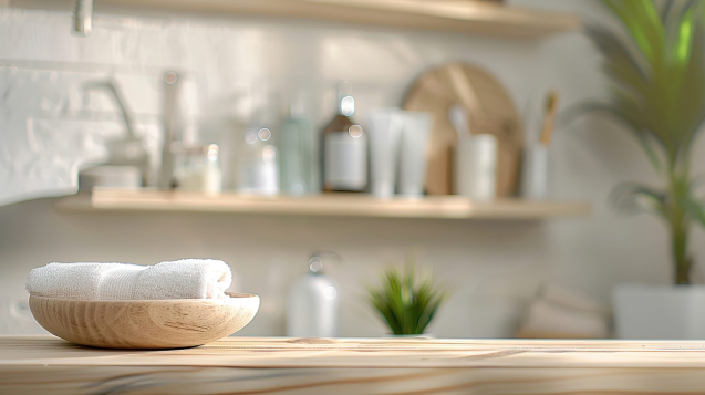 blurred spa background