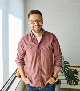 Portrait,Of,A,Young,Happy,Man,Posing,At,Home,Or